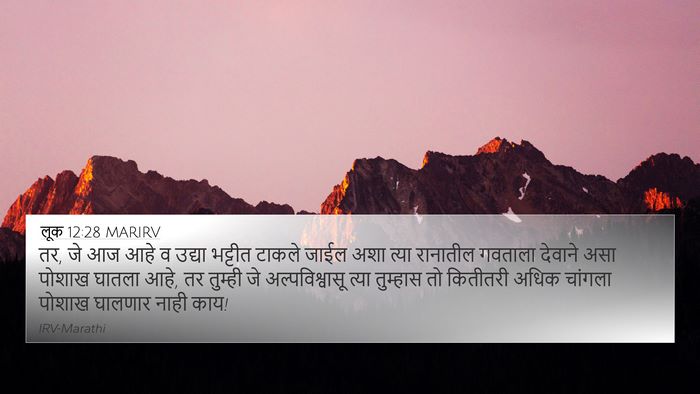 लूक 12:28 MARIRV Bible Verse Image