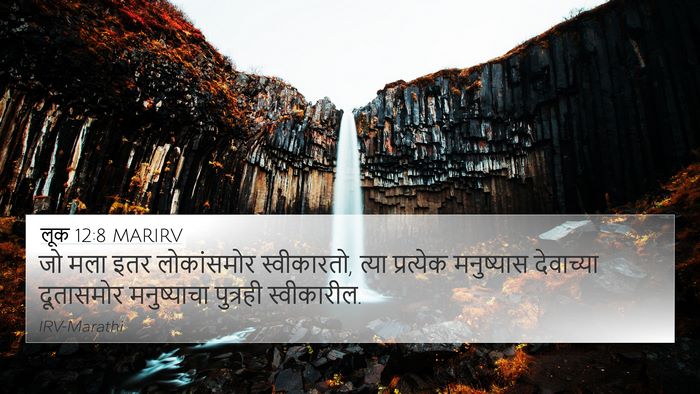लूक 12:8 MARIRV Bible Verse Image