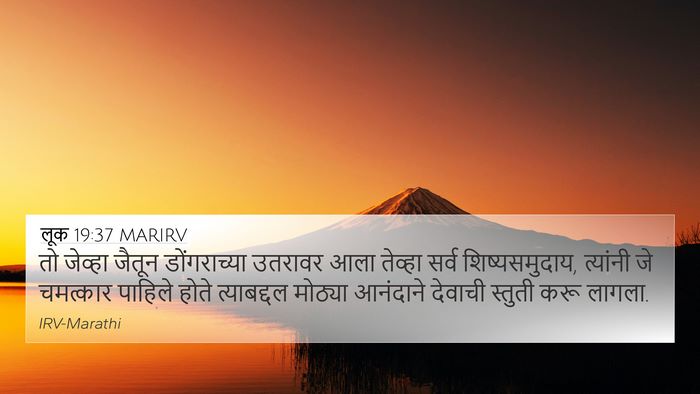 लूक 19:37 MARIRV Bible Verse Image