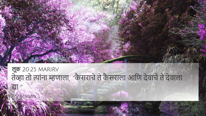 लूक 20:25 MARIRV Bible Verse Image