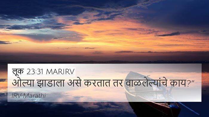 लूक 23:31 MARIRV Bible Verse Image