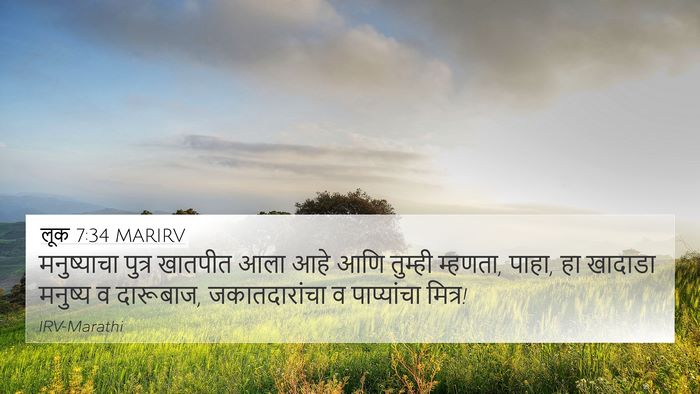 लूक 7:34 MARIRV Bible Verse Image