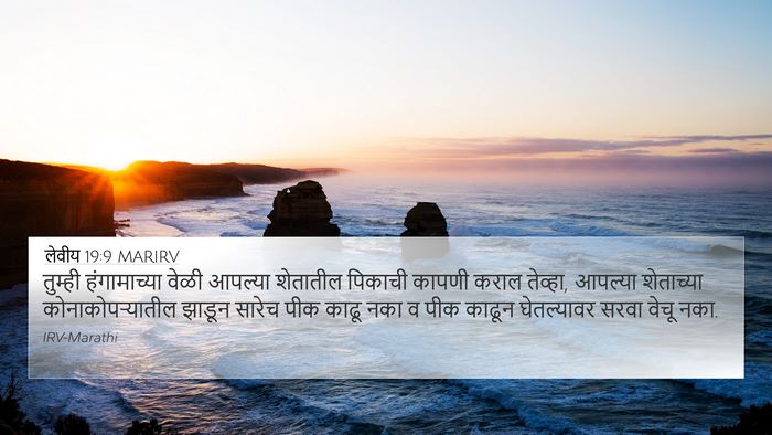 लेवीय 19:9 MARIRV Bible Verse Image