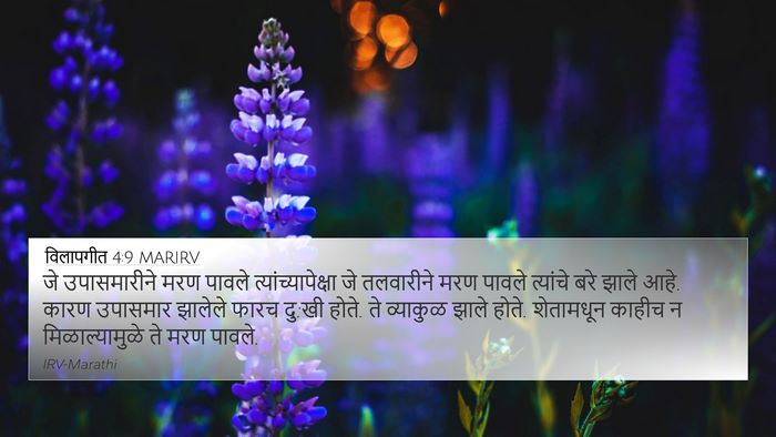 विलापगीत 4:9 MARIRV Bible Verse Image