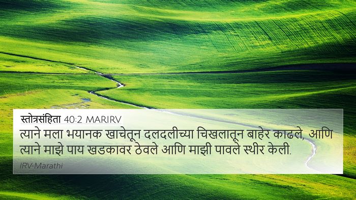 स्तोत्रसंहिता 40:2 MARIRV Bible Verse Image