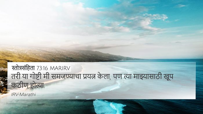 स्तोत्रसंहिता 73:16 MARIRV Bible Verse Image