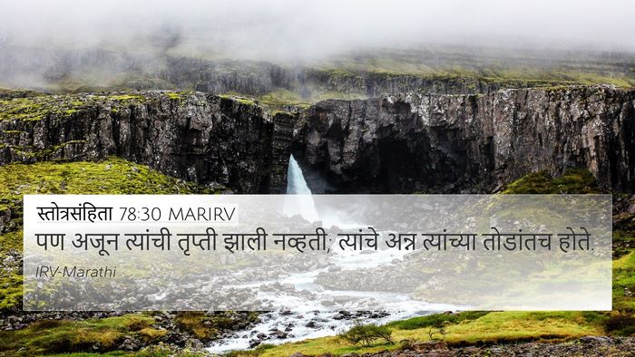 स्तोत्रसंहिता 78:30 MARIRV Bible Verse Image