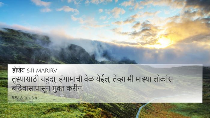 होशेय 6:11 MARIRV Bible Verse Image