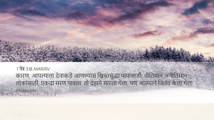 1 पेत्र 3:18 MARIRV Bible Verse Image