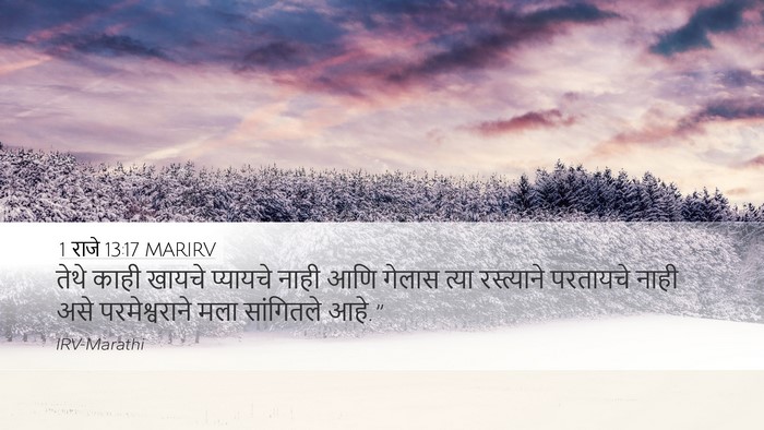 1 राजे 13:17 MARIRV Bible Verse Image