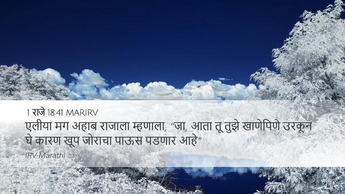 1 राजे 18:41 MARIRV Bible Verse Image