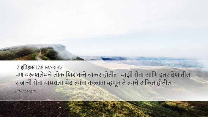 2 इतिहास 12:8 MARIRV Bible Verse Image