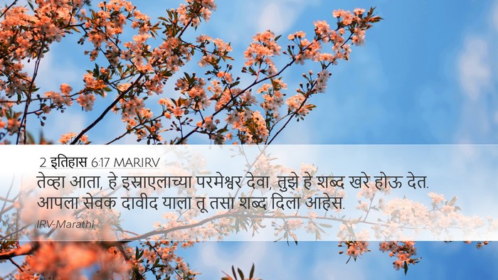 2 इतिहास 6:17 MARIRV Desktop Wallpaper - तेव्हा आता, हे - Desktop Bible Verse Wallpaper