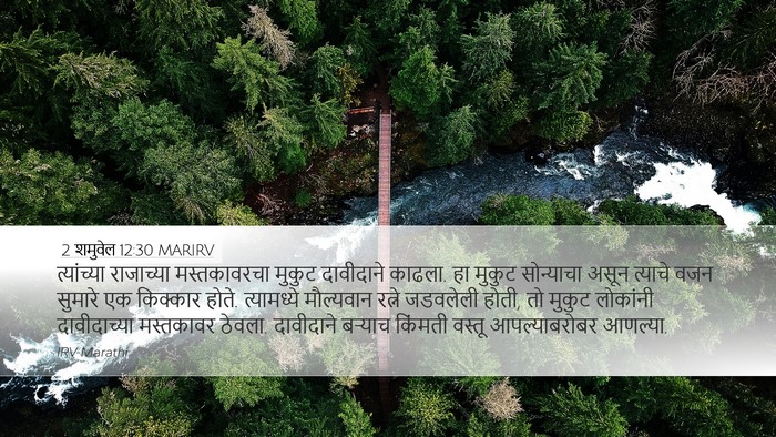 2 शमुवेल 12:30 MARIRV Bible Verse Image