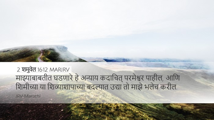 2 शमुवेल 16:12 MARIRV Bible Verse Image