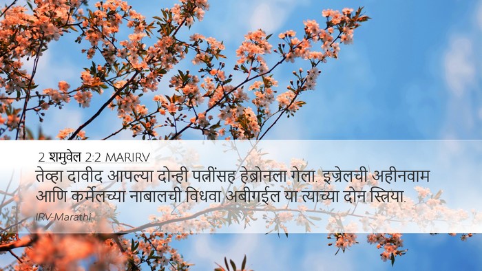 2 शमुवेल 2:2 MARIRV Bible Verse Image