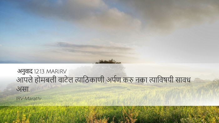 अनुवाद 12:13 MARIRV Bible Verse Image