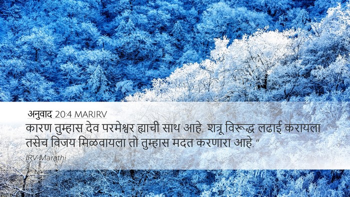 अनुवाद 20:4 MARIRV Bible Verse Image