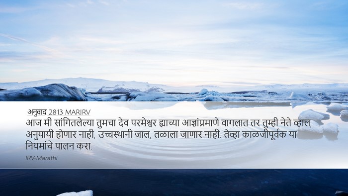 अनुवाद 28:13 MARIRV Bible Verse Image