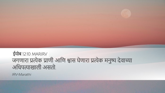 ईयोब 12:10 MARIRV Bible Verse Image