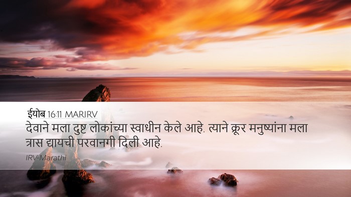 ईयोब 16:11 MARIRV Bible Verse Image