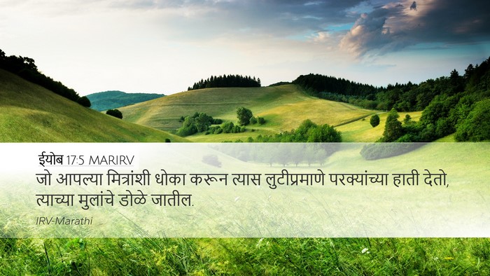 ईयोब 17:5 MARIRV Bible Verse Image