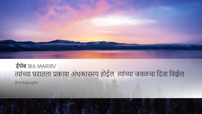 ईयोब 18:6 MARIRV Bible Verse Image