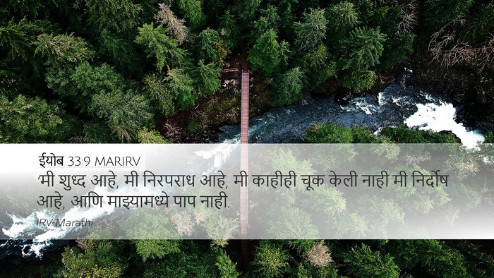 ईयोब 33:9 MARIRV Bible Verse Image