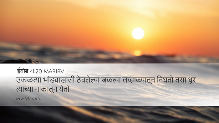 ईयोब 41:20 MARIRV Bible Verse Image