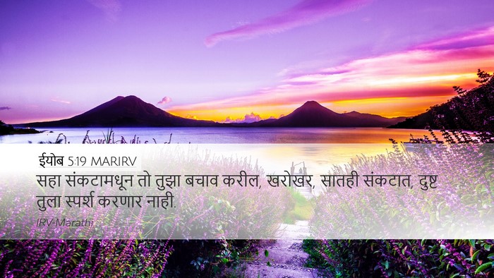ईयोब 5:19 MARIRV Bible Verse Image