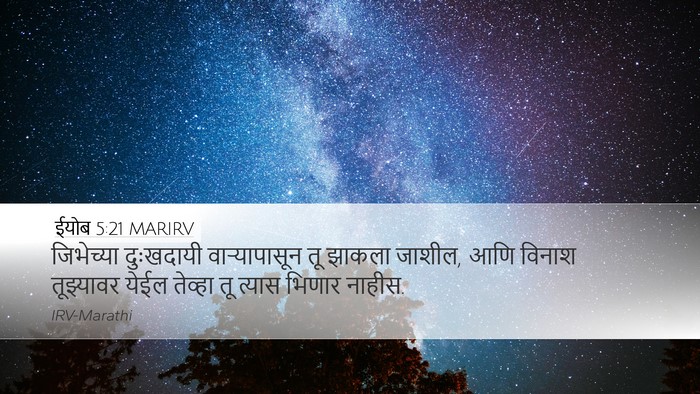 ईयोब 5:21 MARIRV Bible Verse Image