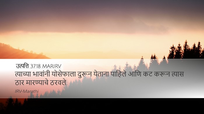 उत्पत्ति 37:18 MARIRV Bible Verse Image