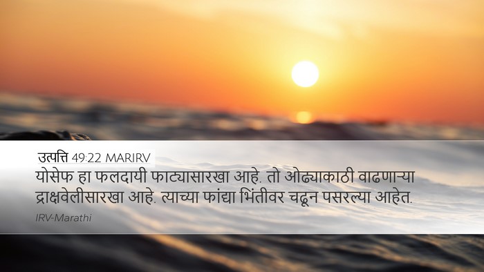 उत्पत्ति 49:22 MARIRV Bible Verse Image