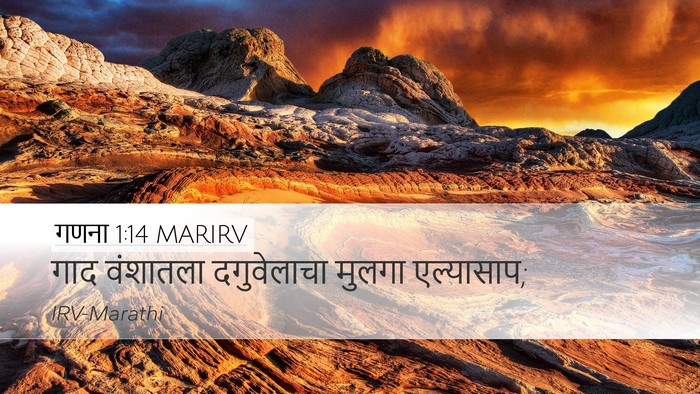 गणना 1:14 MARIRV Bible Verse Image