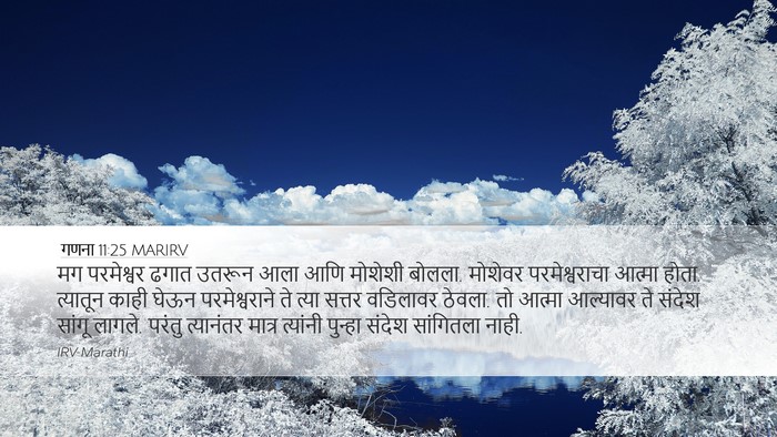 गणना 11:25 MARIRV Bible Verse Image