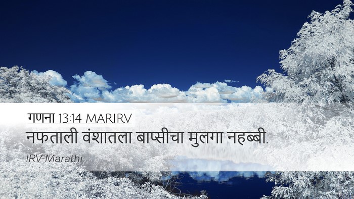 गणना 13:14 MARIRV Desktop Wallpaper - नफताली वंशातला - Desktop Bible Verse Wallpaper