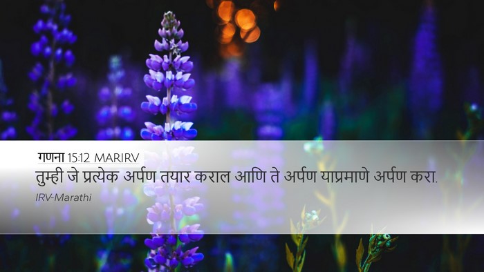 गणना 15:12 MARIRV Desktop Wallpaper - तुम्ही जे - Desktop Bible Verse Wallpaper