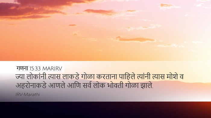 गणना 15:33 MARIRV Bible Verse Image