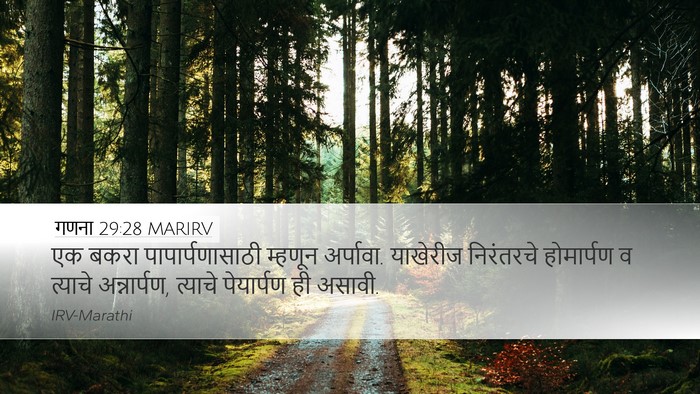 गणना 29:28 MARIRV Desktop Wallpaper - एक बकरा - Desktop Bible Verse Wallpaper