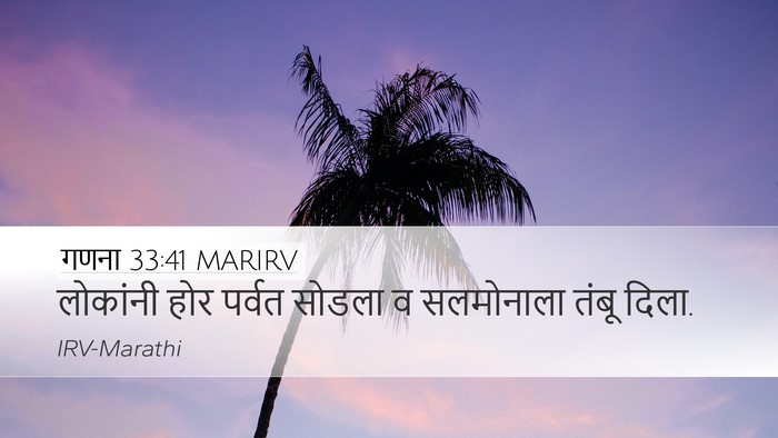 गणना 33:41 MARIRV Bible Verse Image