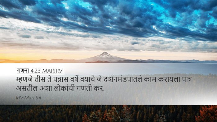 गणना 4:23 MARIRV Bible Verse Image