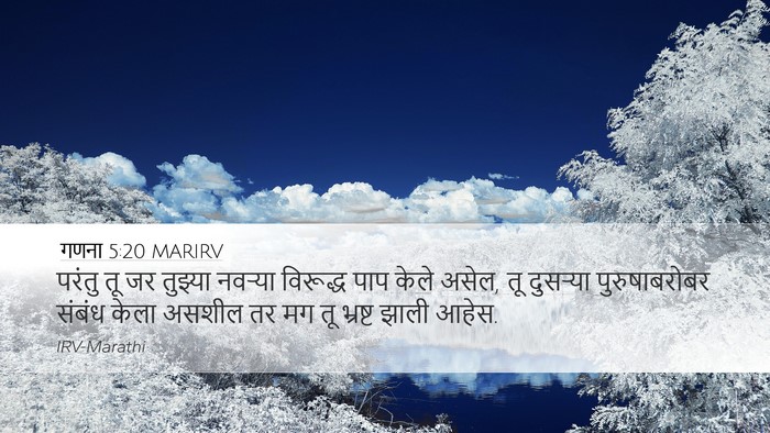 गणना 5:20 MARIRV Bible Verse Image