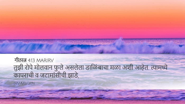 गीतरत्न 4:13 MARIRV Bible Verse Image