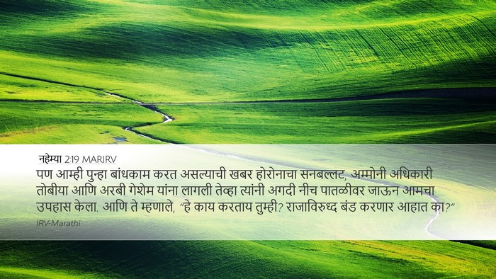 नहेम्या 2:19 MARIRV Bible Verse Image