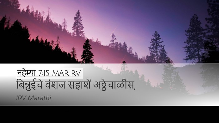 नहेम्या 7:15 MARIRV Bible Verse Image