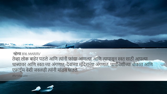 नहेम्या 8:16 MARIRV Bible Verse Image