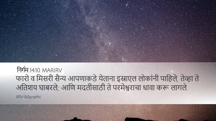 निर्गम 14:10 MARIRV Bible Verse Image