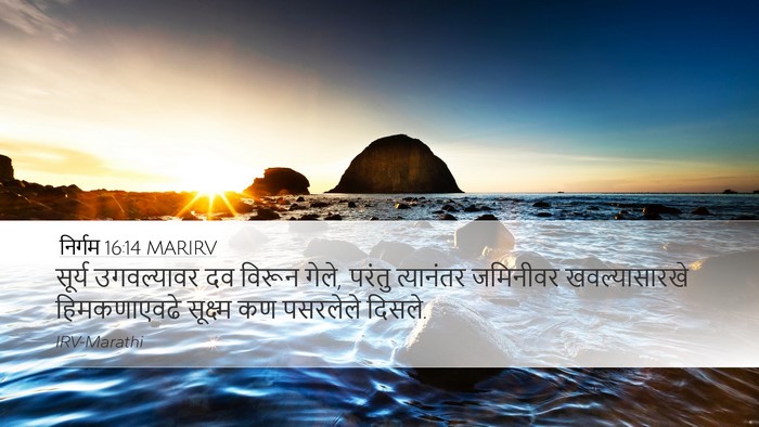 निर्गम 16:14 MARIRV Bible Verse Image