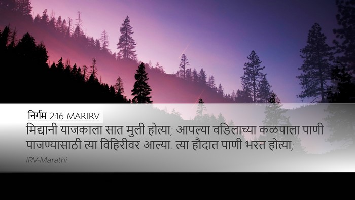 निर्गम 2:16 MARIRV Bible Verse Image