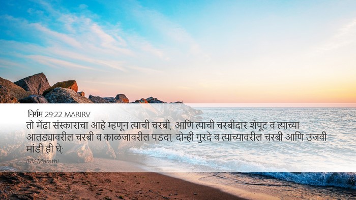 निर्गम 29:22 MARIRV Bible Verse Image